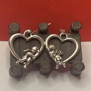 Cupid Earrings, Valentine's Day Earrings, Heart Earring, Gift Idea, Love Earring